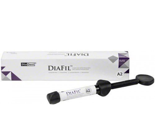 Светоотверждаемый микрогибридный композит Diafil, Diadent (Диафил, Диадент) шприц 4г - А3