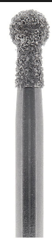 Алмазные боры Dentex Шаровидные с юбочкой FG 114
