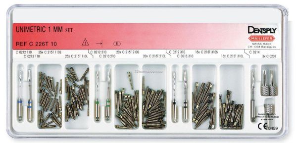 Набор штифтов Unimetric 1.0 мм