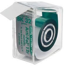 Артикуляционная фольга Arti-Fol metallic Shim Stock, Bausch 12 мкм Ролик фольги в боксе, 20 м, одностороняя 22 мм зелёный BK32