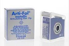 Артикуляційна фольга Arti-Fol metallic Shim Stock Bausch 12 мкм Ролик фольги в боксі, 20 м, одностороння 22 мм синій BK33