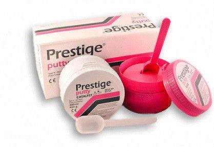 PRESTIGE А-силіконова маса відбитків. Putty, 450 г + 450 г