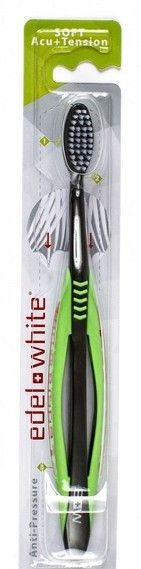 М'яка акупресурна зубна щітка EDEL+WHITE із щетиною Konex