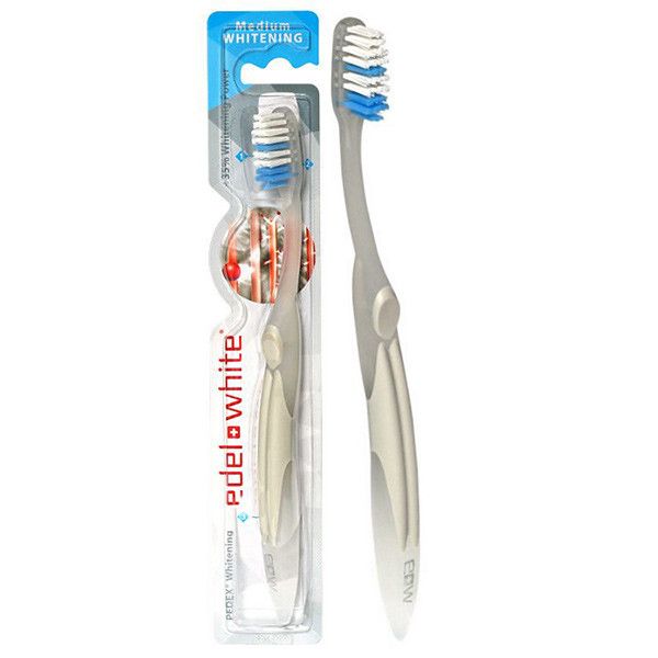 Edel+White із щетиною Pedex, що відбілює зубну щітку середньої жорсткості
