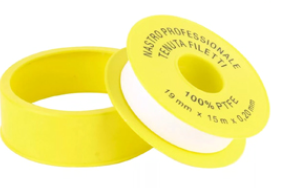 Фум стрічки для герметизації з'єднання труб.