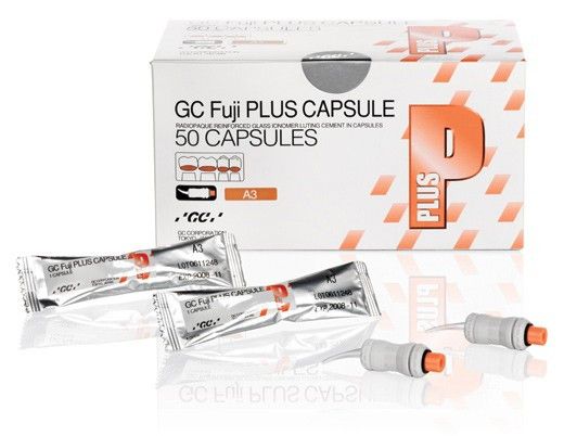 Стоматологический цемент для фиксации в капсулах Fuji Plus capsules, GC 50шт./уп.