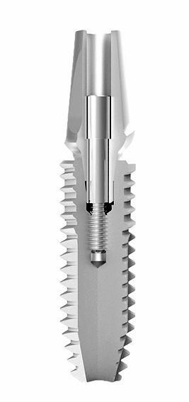 Импланты системы IMPLA Cylindrical с коническим соединением диаметр 5, 5 мм длина 9, 5 мм