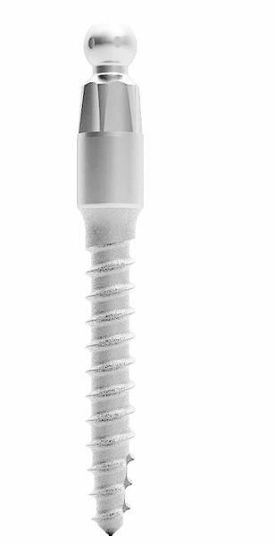 Импланты системы IMPLA Mini-balltop шаровидный диаметр 2, 5 мм длина 11, 5 мм