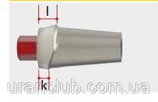 Абатменти системи IMPLA Шестигранне з'єднання 3,3 mm / 0° / k 1,5 mm / l 2,3 mm