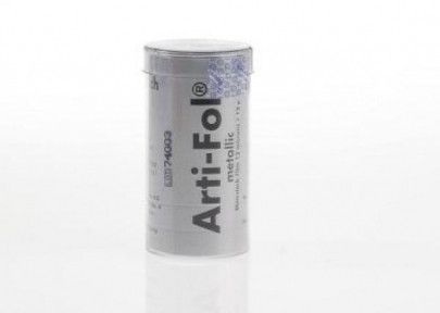 Артикуляционная фольга Arti-Fol metallic Shim Stock, Bausch 12 мкм Ролик фольги в боксе, 20 м, одностороняя 75 мм чёрный BK730