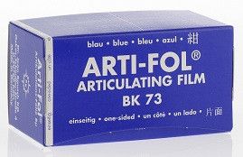 Артикуляционная фольга Bausch Arti-Fol ультратонкая 8мкм Рулон 20 м, односторонняя 75 мм синий BK73