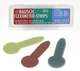 Полоски Bausch Fleximeter-Strips Пластиковый бокс 3 штук ассорти BK254