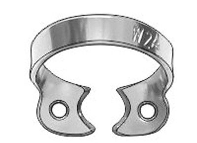 Клампы для изоляции рабочего поля и моделирования пломб с плоскими горизонтальными челюстями, без крыльев