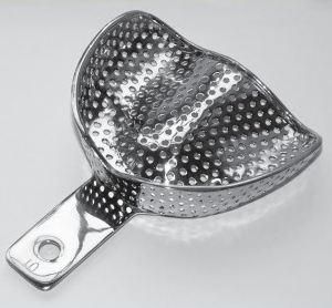 Слепочная ложка металлическая Truewin (Пакистан) 1124 Ложка для слепков перфорированная