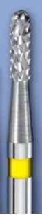 Бор для разрезания коронок, Hahnenkratt (Ханекрат) 1, 2 мм, желтый, длина 4 мм