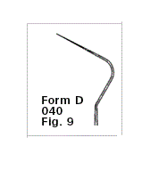 Зонд ERGOform Hahnenkratt (Ханекрат) Форма Д блакитна