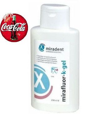 Фторуючий гель для дітей MIRAFLUOR-K-GEL 250 мл.