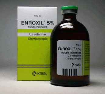 Енроксил 5%. 10% орал (енрофлоксацин) КРКА, Словенія Енроксил 5% (енрофлоксацин) 100мл КРК, Словенія