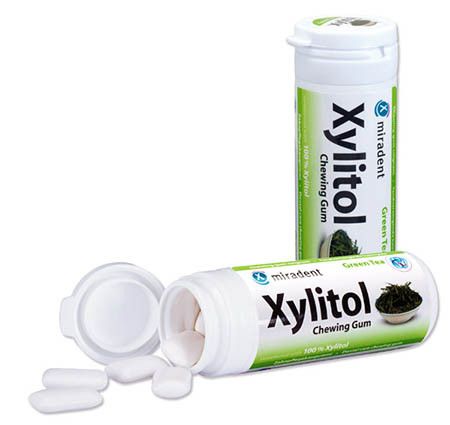 Жувальна гумка XYLITOL CHEWING GUM Упаковка 30 шт. - зелений чай