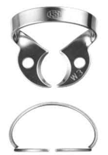 Клампы для моляров (DENTECH CORPORATION, ЯПОНИЯ) №W3 полированная сталь