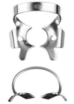 Клампы для моляров (DENTECH CORPORATION, ЯПОНИЯ) №4 полированная сталь