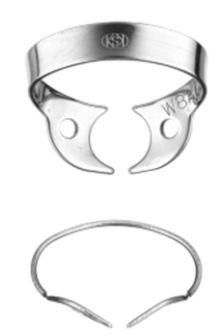 Клампы для моляров (DENTECH CORPORATION, ЯПОНИЯ) №W8A полированная сталь