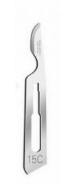 Лезвия для скальпеля Falcon (Фалкон) 100шт. № 15С