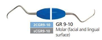 GRACEY КЮРЕТА з силіконовою ручкою, двостороння Osung Кюрет Gracey 2CGR 9-10, Molars.