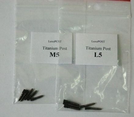 Штифты титановые 5 шт/уп LuxoPost S3