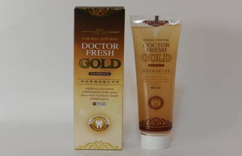 Зубная паста Doctor Fresh Gold с нано частицами золота, 200 г