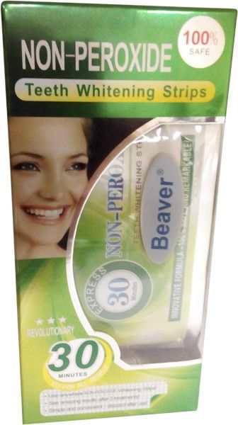 Полоски для отбеливания зубов Beaver Non-Peroxide Teeth Whitening Strips