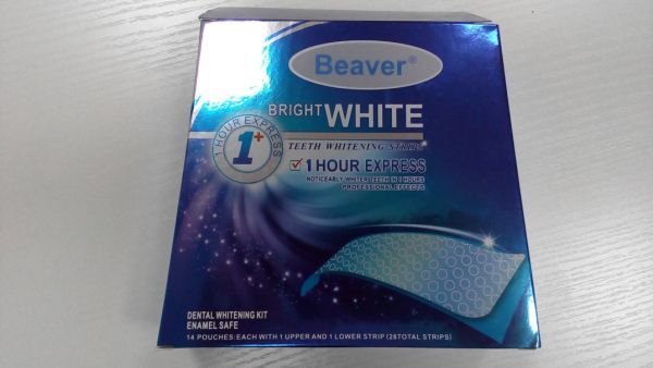 Полоски для отбеливания зубов Beaver Bright White 1-Hour Express Полоски для отбеливания зубов Beaver Bright White 1-Hour Express
