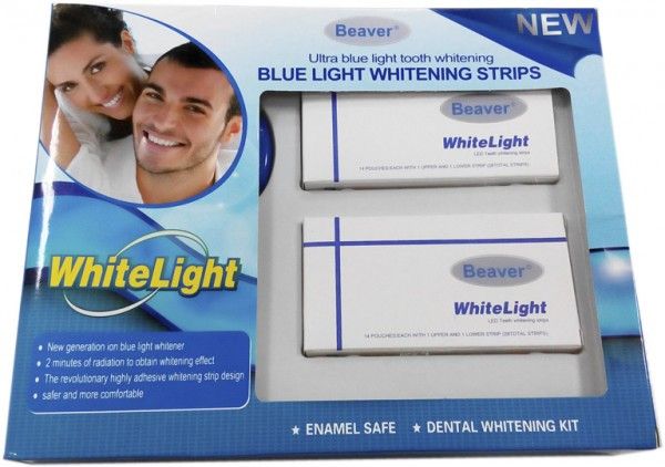 Комплект для отбеливания зубов Beaver Blue Light Whitening Strips