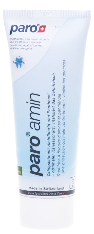 Зубна паста на основі амінофториду Paro Amin, 75мл.