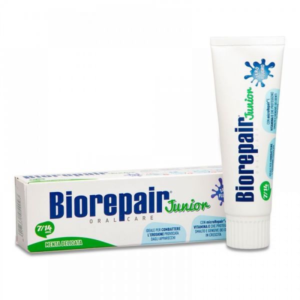 ДЕТСКАЯ ЗУБНАЯ ПАСТА BIOREPAIR JUNIOR ОТ 6 ДО 12 ЛЕТ 75 МЛ