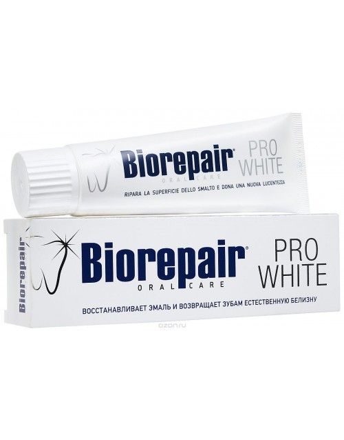 Biorepair PRO Зубная паста PRO WHITE 75 мл