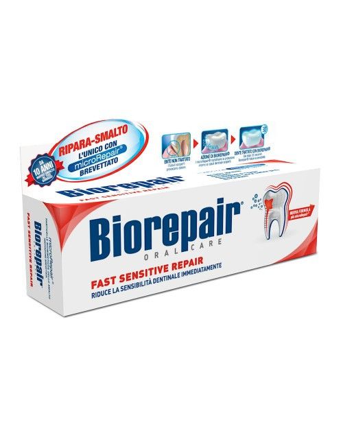 Зубна паста BioRepair Швидке звільнення від чутливості 75 мл