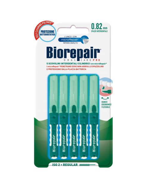 Biorepair Интердентальная щетка с гидроксиапатитом,средний диаметр 0,82 мм
