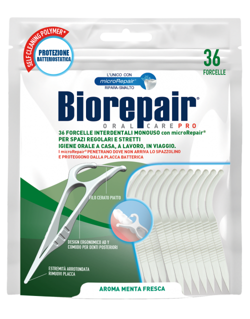 Biorepair Флоcсер с держателем насыщенный гидроксиапатитом, 36 шт