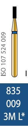 Бор алмазний Diatech синє кільце 105-125 µм (ML) стандартна 835-009-3ML