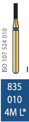 Бор алмазный Diatech синее кольцо 105-125 µм (ML) стандартная 835-010-4ML