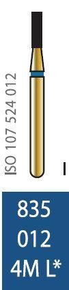 Бор алмазний Diatech синє кільце 105-125 µм (ML) стандартна 835-012-4ML