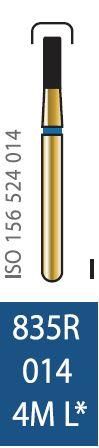 Бор алмазний Diatech синє кільце 105-125 µм (ML) стандартна 835R-014-4ML