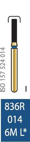Бор алмазный Diatech синее кольцо 105-125 µм (ML) стандартная 836R-014-6ML