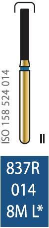 Бор алмазний Diatech синє кільце 105-125 µм (ML) стандартна 837R-014-8ML