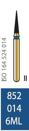 Бор алмазный Diatech синее кольцо 105-125 µм (ML) стандартная 852-014-6ML