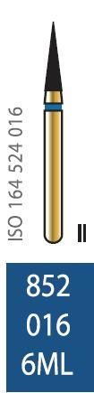 Бор алмазный Diatech синее кольцо 105-125 µм (ML) стандартная 852-016-6ML