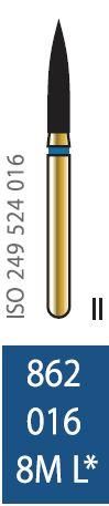 Бор алмазний Diatech синє кільце 105-125 µм (ML) стандартна 862-016-8ML