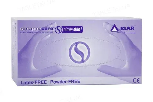 Рукавички нітрілові Sempercare,100 пар Рукавички нітрілові Sempercare,100 пар