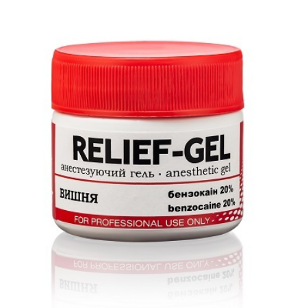 Анестезуючий гель Relief-Gel вишня Анестезуючий гель Relief-Gel вишня